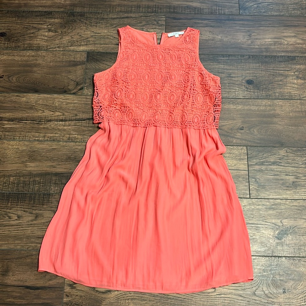 Lace Overlay dress